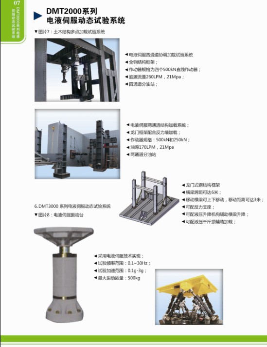DMT2000系列电液伺服动态试验系统